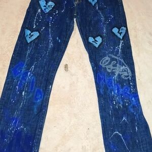 Mens Designer Jeans/Art